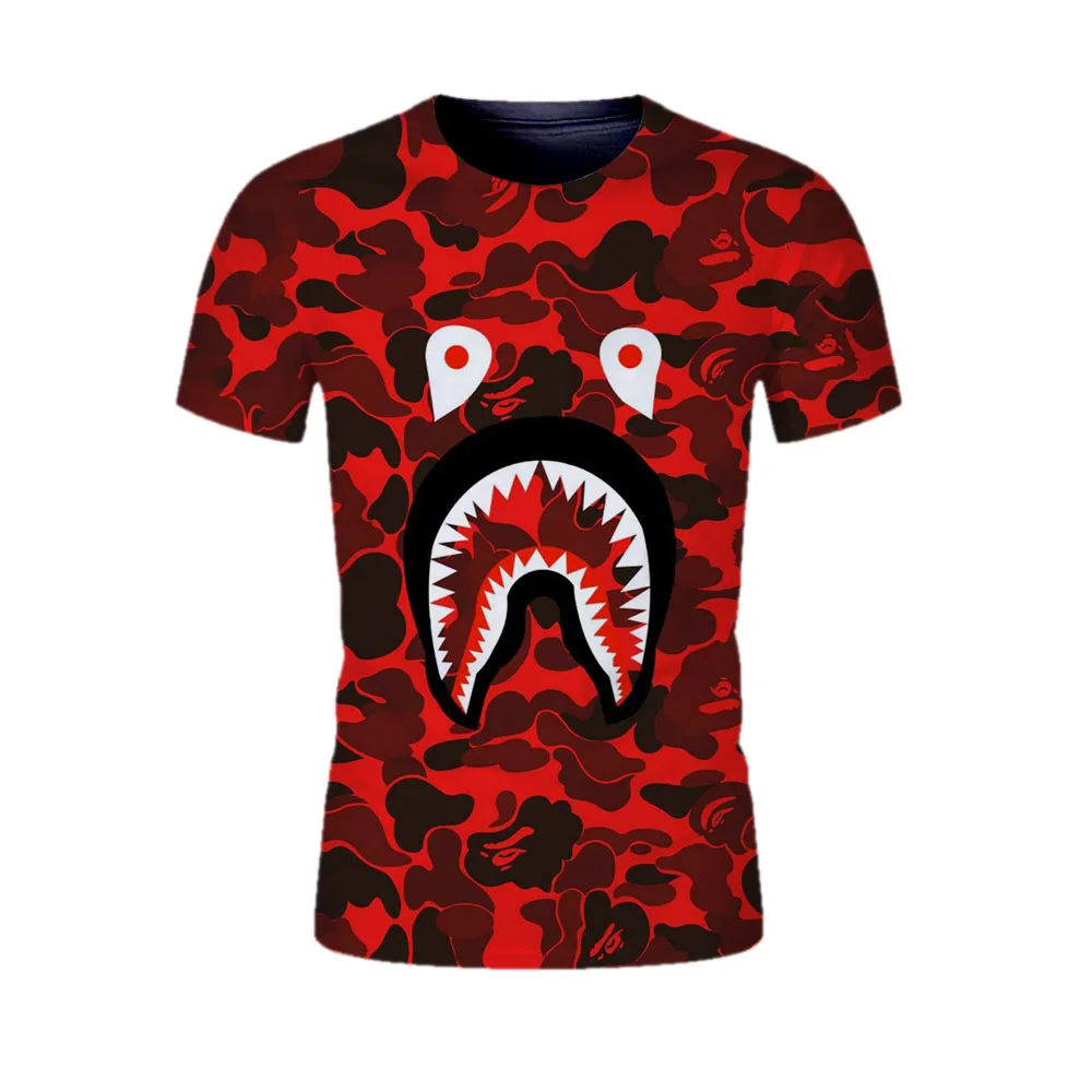fashion Hipster t-shirt Camouflage t shirt men 3D Shark head cool tshirt teens tops summer Streetwear mens workout thin shirts
fashion Hipster t-shirt Camouflage t shirt men 3D Shark head cool tshirt teens tops summer Streetwear mens workout thin shirts