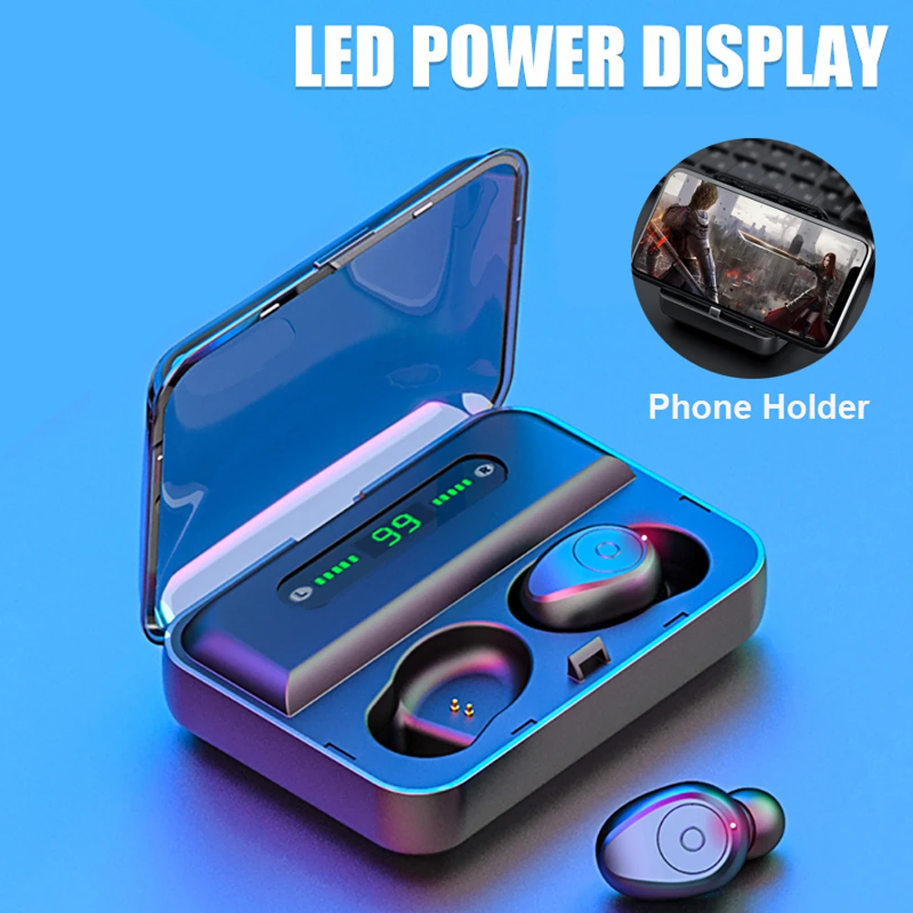 F9-5 TWS Wireless Earphones Sports Mini Stereo Earbud Bluetooth Earphone For All Smart Phone With Charging Box
F9-5 TWS Wireless Earphones Sports Mini Stereo Earbud Bluetooth Earphone For All Smart Phone With Charging Box