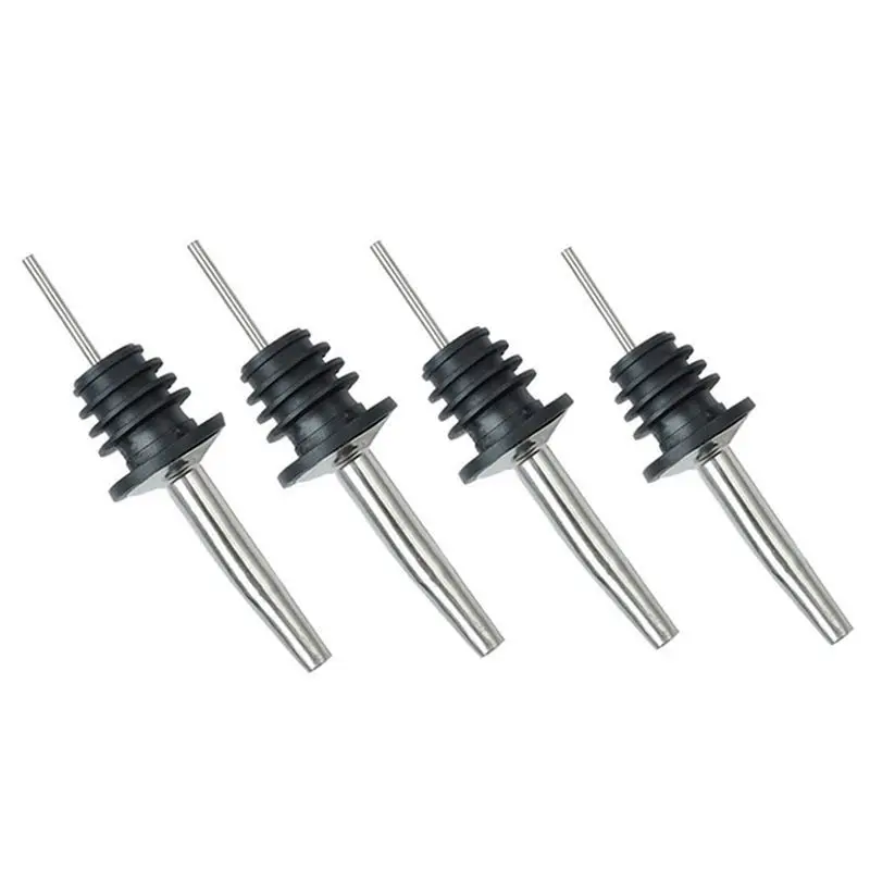 4Pcs Stainless Steel Whisky Liquor Oil Wine Bottle Pourer Cap Spout Stopper Mouth Dispenser Bartender Home Bar Party Accessories
4Pcs Stainless Steel Whisky Liquor Oil Wine Bottle Pourer Cap Spout Stopper Mouth Dispenser Bartender Home Bar Party Accessories