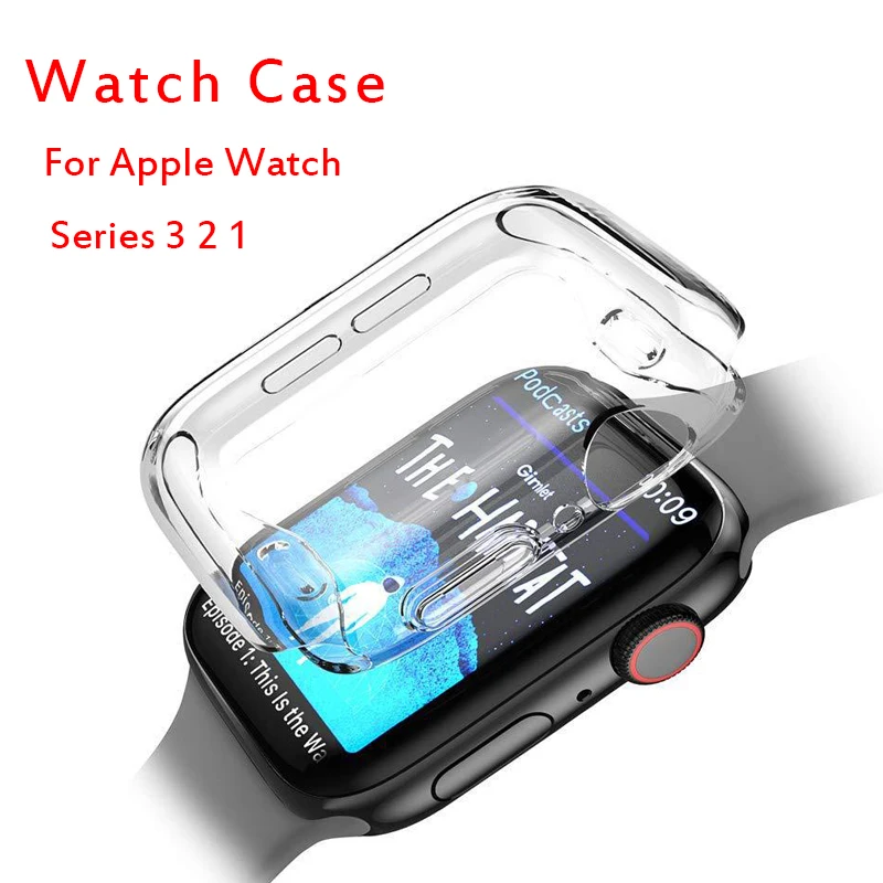 Мягкий и тонкий чехол MNWT для Apple Watch 38 мм/42 мм защитный из ТПУ iwatch Series 1 2 3