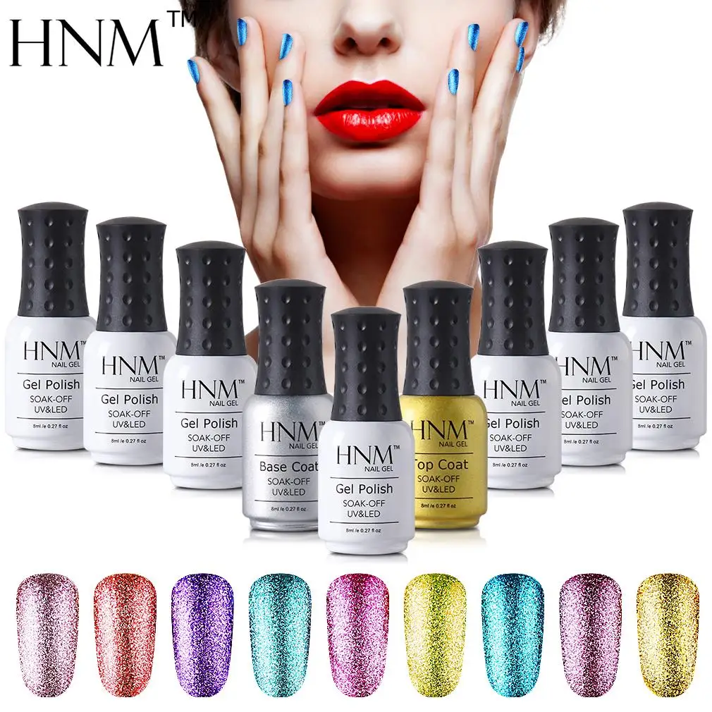 HNM Nail Gel 8ML Bling Platinum Glitter UV Gel Nail Polish LED Lamp Gel Hybrid Nail Semi Permanent Gel Polish Long Lasting Nail
HNM Nail Gel 8ML Bling Platinum Glitter UV Gel Nail Polish LED Lamp Gel Hybrid Nail Semi Permanent Gel Polish Long Lasting Nail