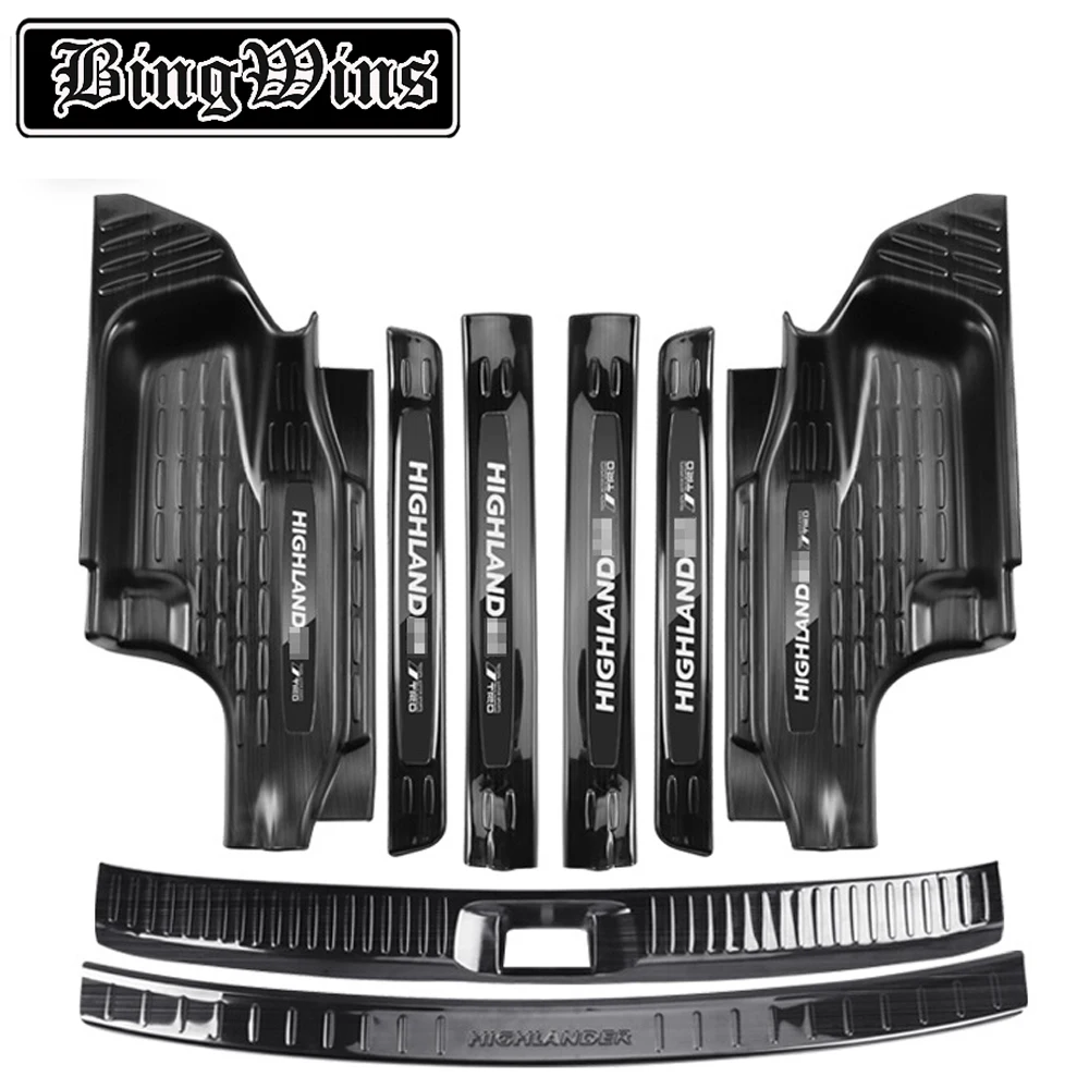 For Toyota Highlander pedal and rear guard panel model in 2014-2019 after the threshold of decorative plaster decoration board,
For Toyota Highlander pedal and rear guard panel model in 2014-2019 after the threshold of decorative plaster decoration board,