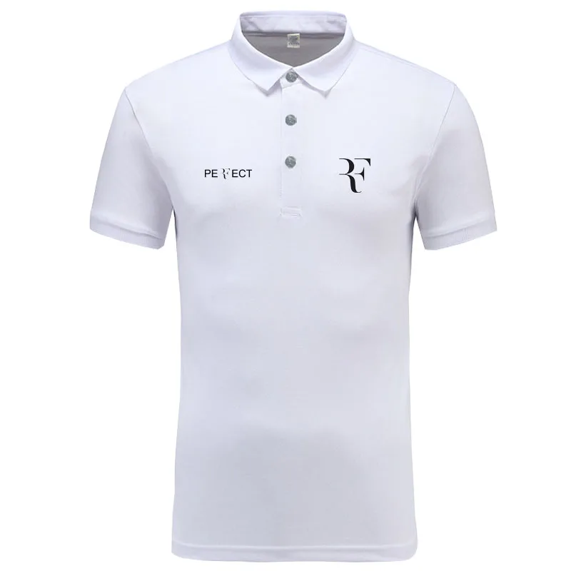 RF roger federer logo Polo Shirt Men Brand Clothes Solid Color Polos Shirts Casual Cotton Short Sleeve Polos
RF roger federer logo Polo Shirt Men Brand Clothes Solid Color Polos Shirts Casual Cotton Short Sleeve Polos