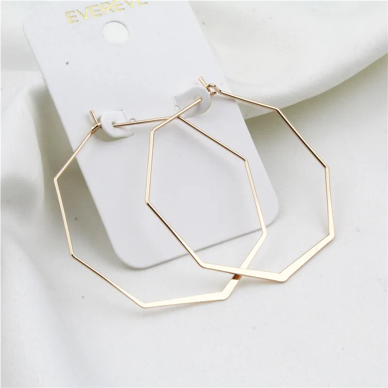 5.2cm New Arrival Big Octangle Hoop Earrings for Women Fashion Gold Color Geometric Hoop Earrings Dancer Jewelry Accessory 2019
5.2cm New Arrival Big Octangle Hoop Earrings for Women Fashion Gold Color Geometric Hoop Earrings Dancer Jewelry Accessory 2019