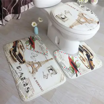3pcs 3D Flannel Print Non Slip Carpet Floor Mat Rug Toilet Pad Bathroom Toliet Rug Washable Tapete Home Decor Hot Sale
3pcs 3D Flannel Print Non Slip Carpet Floor Mat Rug Toilet Pad Bathroom Toliet Rug Washable Tapete Home Decor Hot Sale