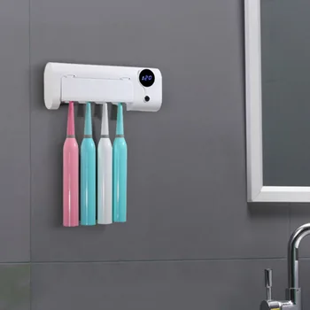 Toothbrush Holder Wall Mount UV USB Charging with Dust Cover Toothbrush Holder Sterilization Sterilizer Home bathroom BDF99
Toothbrush Holder Wall Mount UV USB Charging with Dust Cover Toothbrush Holder Sterilization Sterilizer Home bathroom BDF99