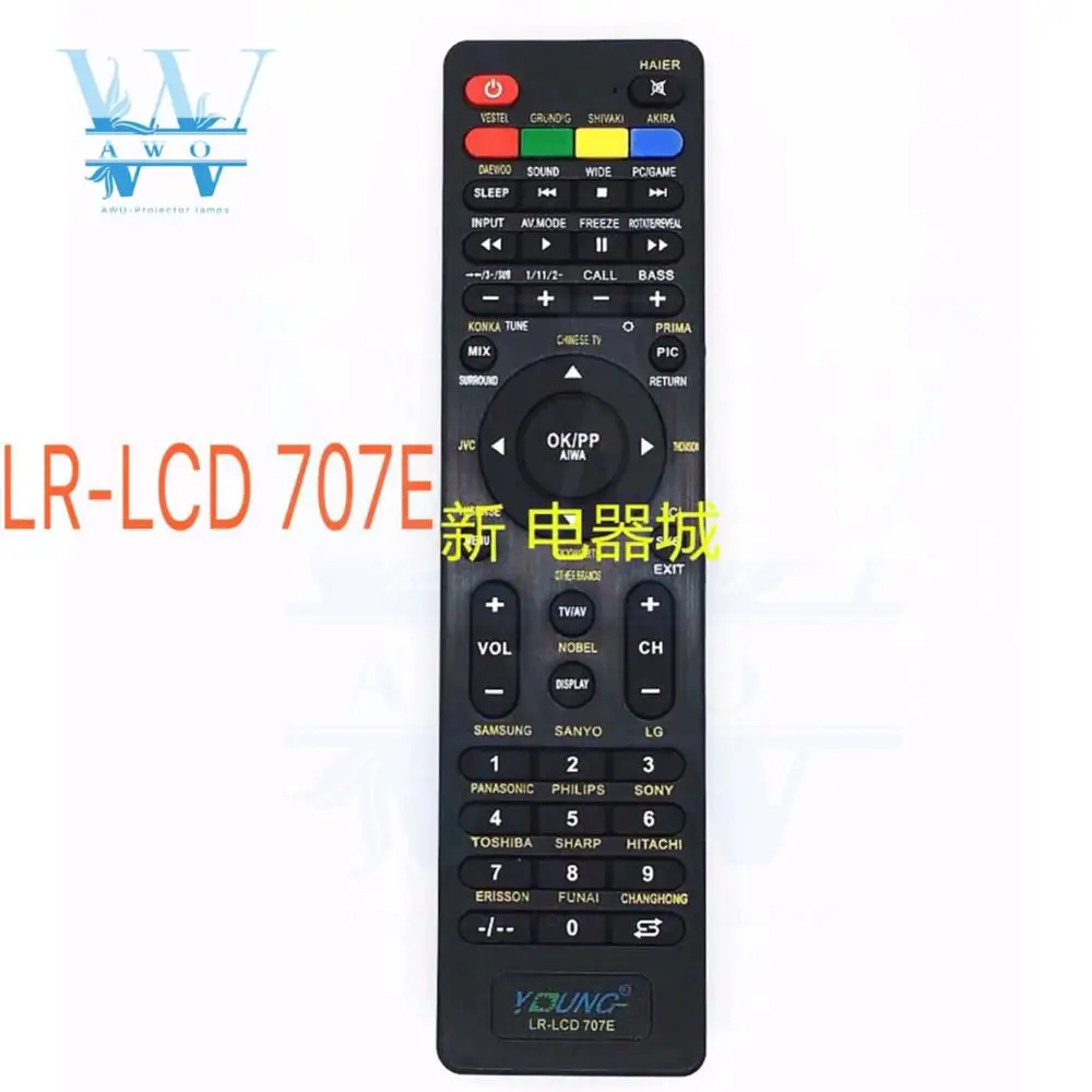 AWO 1PCS NEW Universal remote control for haier vestel gryndig daewoo hisense LED LCD TV LR-LCD 708E LR-LCD 707E controller
AWO 1PCS NEW Universal remote control for haier vestel gryndig daewoo hisense LED LCD TV LR-LCD 708E LR-LCD 707E controller