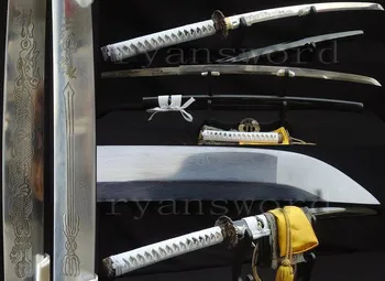 HIGH QUALITY FOLDED STEEL+1095 CARBON STEEL JAPANESE SAMURAI KATANA SWORD WHITE
HIGH QUALITY FOLDED STEEL+1095 CARBON STEEL JAPANESE SAMURAI KATANA SWORD WHITE