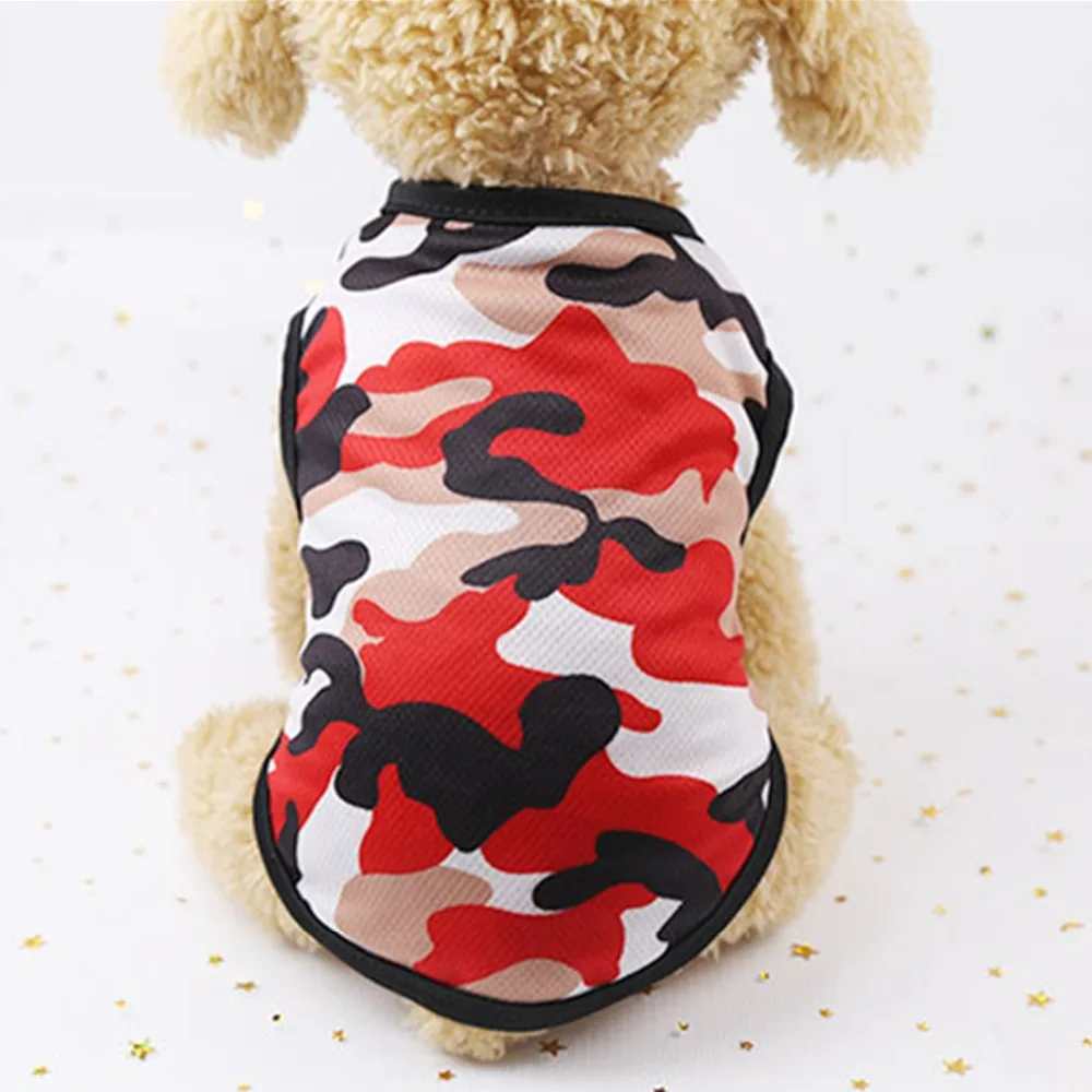 B5 Cheap New Summer Pet dog Vest Clothes Camouflage Puppy Dog Cats T Shirt Vest For Small Dog Cat Sweatshirt Mesh Pet Clothing
B5 Cheap New Summer Pet dog Vest Clothes Camouflage Puppy Dog Cats T Shirt Vest For Small Dog Cat Sweatshirt Mesh Pet Clothing