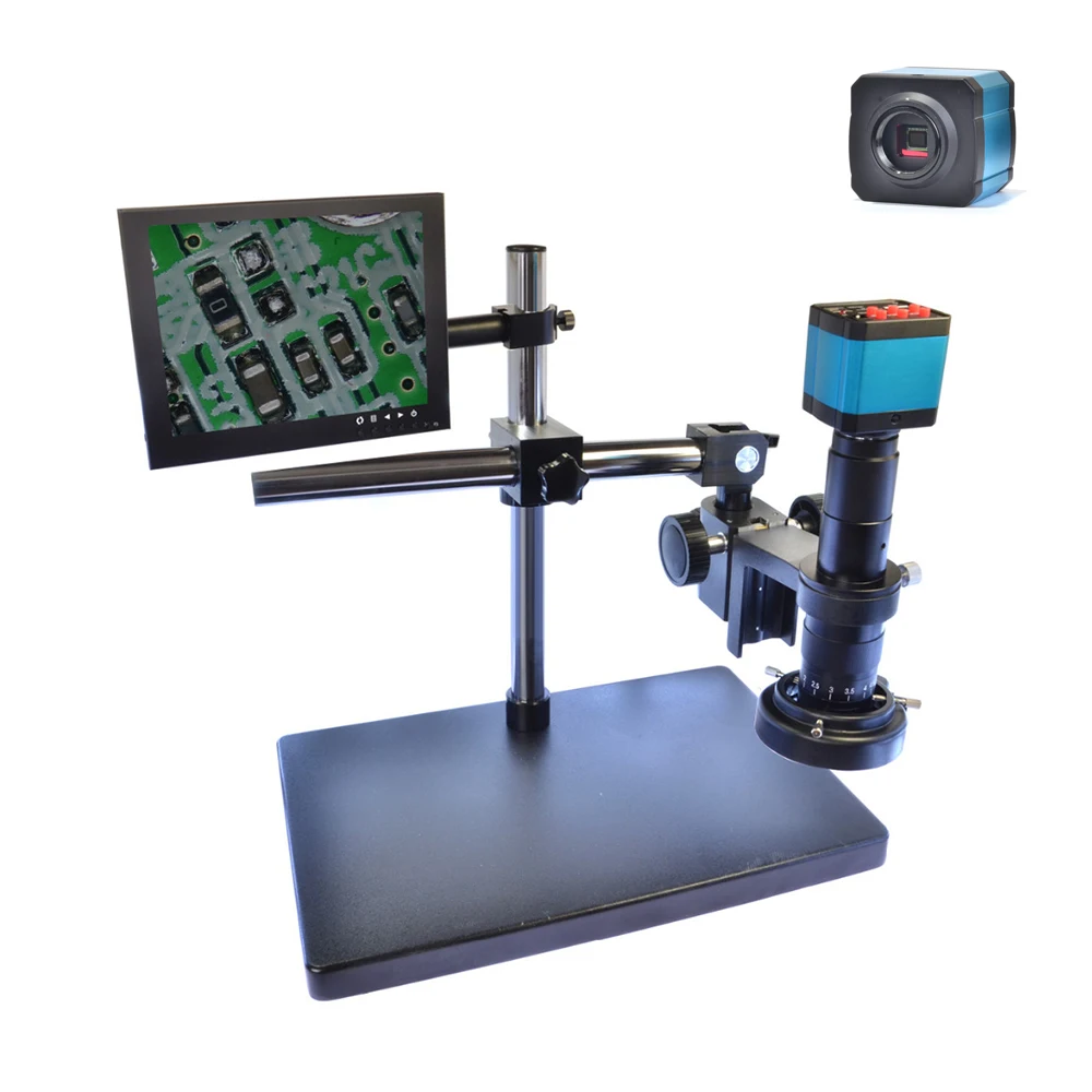 14MP HDMI USB Digital Industry Video Microscope Camera Set + Big Stand Universal bracket +180X C-MOUNT Lens+ 8" inch LCD Monitor
14MP HDMI USB Digital Industry Video Microscope Camera Set + Big Stand Universal bracket +180X C-MOUNT Lens+ 8" inch LCD Monitor