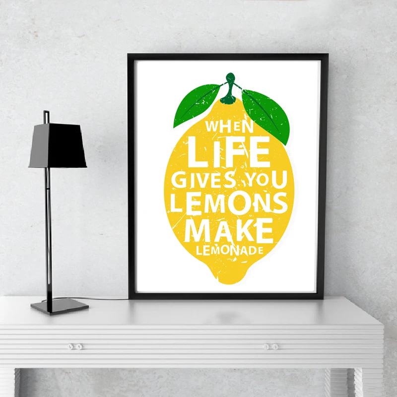 Modern When Life Gives You Lemons Make Lemonades Kitchen Decor Canvas Painting Prints Poster Wall Art Pictures Home Decorative
Modern When Life Gives You Lemons Make Lemonades Kitchen Decor Canvas Painting Prints Poster Wall Art Pictures Home Decorative