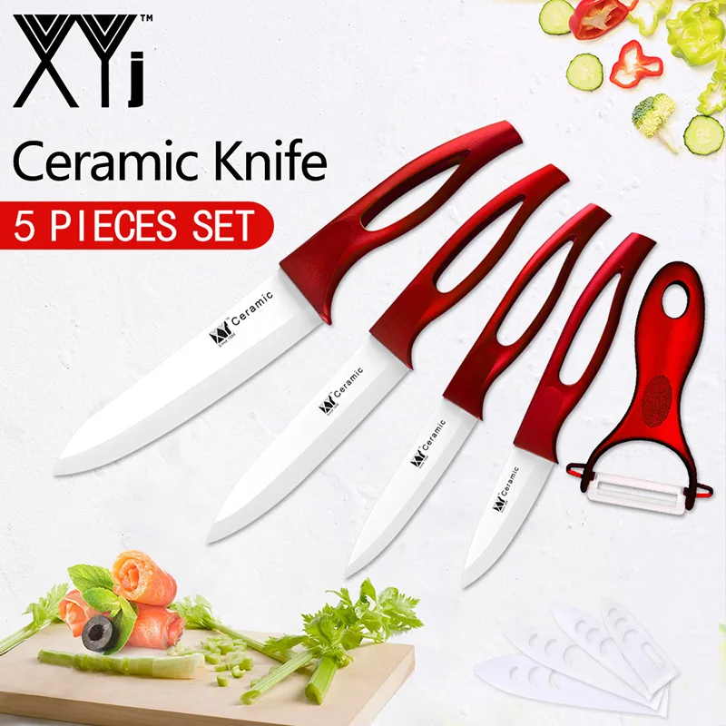 XYj Ceramic Knives Kitchen knives Tool 3 4 5 6 inch Chef Knife Cook Set+Peeler White Black Blade Multi-color Handle High Quality
XYj Ceramic Knives Kitchen knives Tool 3 4 5 6 inch Chef Knife Cook Set+Peeler White Black Blade Multi-color Handle High Quality