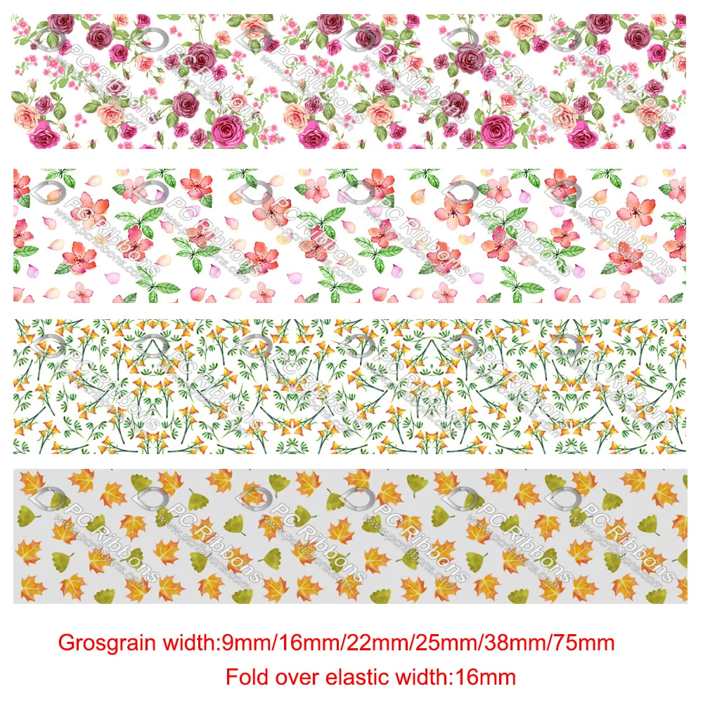 Custom flower polyester grosgrain ribbon printed elastic ribbon diy hair tie wedding decor gift wrap sewing ribbons 50 yards
Custom flower polyester grosgrain ribbon printed elastic ribbon diy hair tie wedding decor gift wrap sewing ribbons 50 yards