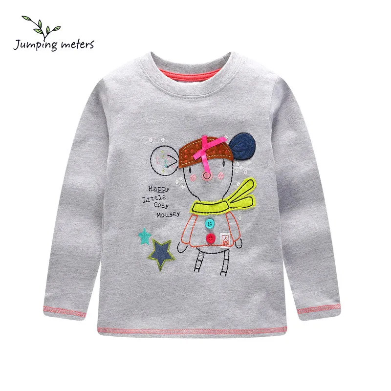 JUMPING METERS Girls Bottoming Shirt T-Shirt Long Sleeve Cartoon Girl Boy T-Shirt Big Girl Child T-Shirt Short Sleeve Cotton New
JUMPING METERS Girls Bottoming Shirt T-Shirt Long Sleeve Cartoon Girl Boy T-Shirt Big Girl Child T-Shirt Short Sleeve Cotton New