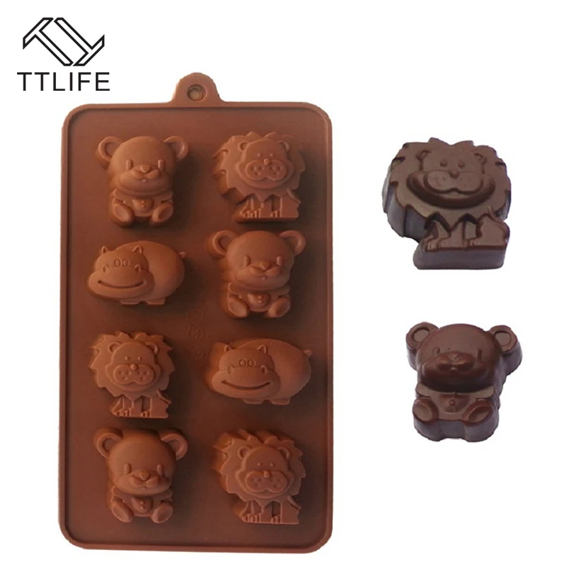 TTLIFE Cartoon Animal Shape Silicone Liquid Mold Chocolate Cookie Mold Fondant Jelly Confectionery Baking Dishes Ice Cube Tray
TTLIFE Cartoon Animal Shape Silicone Liquid Mold Chocolate Cookie Mold Fondant Jelly Confectionery Baking Dishes Ice Cube Tray