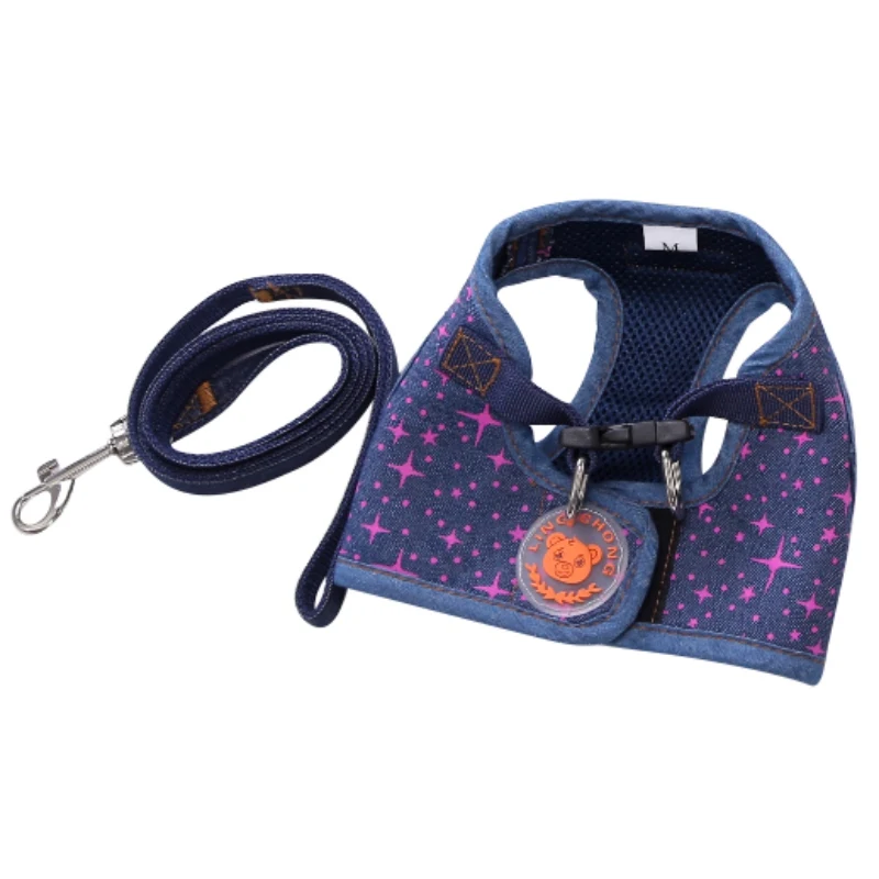 Pet Product Cute Soft Puppy Cowboy Dog Harness+Leash Set Cat Chest Pet Walking Fabric Vest Weight Clothing Pet Products
Pet Product Cute Soft Puppy Cowboy Dog Harness+Leash Set Cat Chest Pet Walking Fabric Vest Weight Clothing Pet Products
