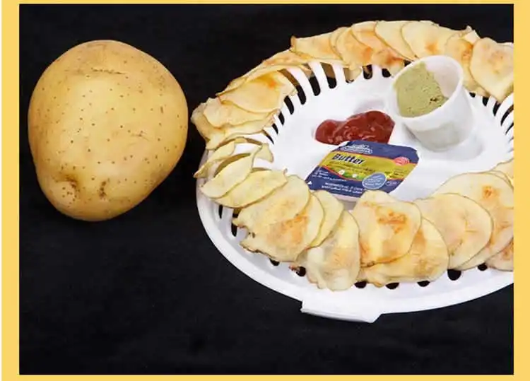 DIY низкокалорийная микроволновая печь без жира картофельные чипсы инструменты