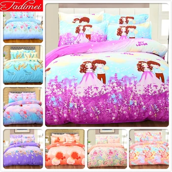 Couple Lover Sweet 4pcs Bedding Set 200x230 Double Queen King Size Duvet Cover Soft Thick Cotton Bed Linens Quilt Comforter Case
Couple Lover Sweet 4pcs Bedding Set 200x230 Double Queen King Size Duvet Cover Soft Thick Cotton Bed Linens Quilt Comforter Case