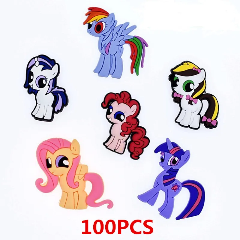 100pcs Kawaii Cartoon Lovely Little Horse Cute Soft Deco Accessories Flat PVC DIY Gadgets Fit Bracelets,Shoe Charms Buttons
100pcs Kawaii Cartoon Lovely Little Horse Cute Soft Deco Accessories Flat PVC DIY Gadgets Fit Bracelets,Shoe Charms Buttons