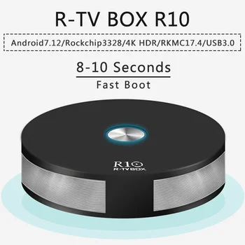

5pcs/lot dhl free R-TV R10 Android 7.1 4GB RAM 32GB ROM TV Box RK3328 Quad Core 2.4G&5G Wifi Bluetooth 4.1 MINI PC VP9