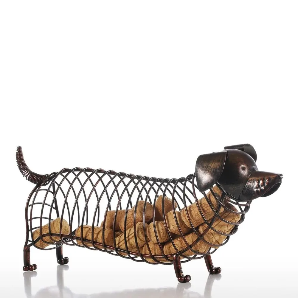 Tooarts Dachshund Wine Cork Container Iron Craft Animal Ornament Gift, Brown, 13.8 * 4.7 * 5.9inches
Tooarts Dachshund Wine Cork Container Iron Craft Animal Ornament Gift, Brown, 13.8 * 4.7 * 5.9inches