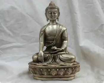 xd 001717 Chinese Tibet Tibetan Buddhism Silver Bronze statue Sakyamuni Medicine Buddha
xd 001717 Chinese Tibet Tibetan Buddhism Silver Bronze statue Sakyamuni Medicine Buddha