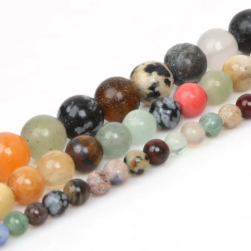 Fashion Design 4mm 6mm Mixed Stone Round Ball Stone Beads Dyed 15" For DIY Bracelet Necklace Jewelry Making
Fashion Design 4mm 6mm Mixed Stone Round Ball Stone Beads Dyed 15" For DIY Bracelet Necklace Jewelry Making