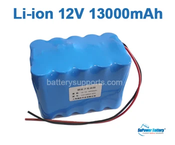 SuPower 10.8V 11.1V 12V 12.6V 13Ah Lithium Li-ion Rechargeable Battery Pack Max 4A with built-in protection circuit board PCB
SuPower 10.8V 11.1V 12V 12.6V 13Ah Lithium Li-ion Rechargeable Battery Pack Max 4A with built-in protection circuit board PCB