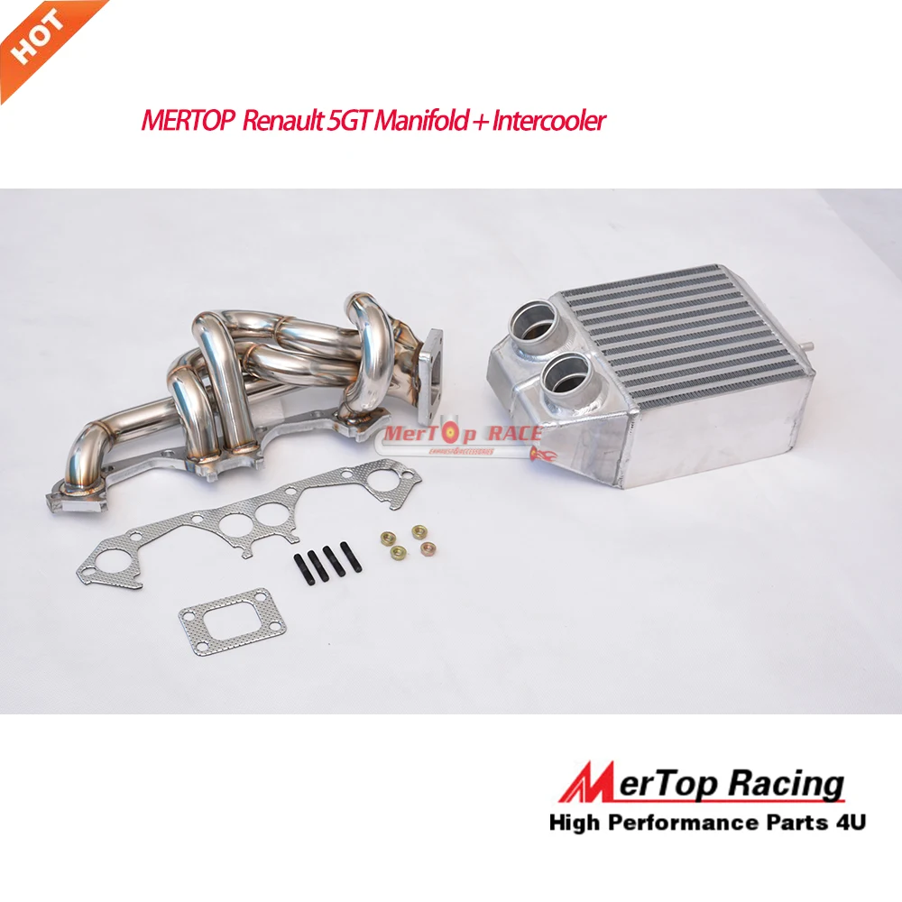 MERTOP REN AULT Super 5 GT 5GT TURBO STAINLESS STEEL EXHAUST 1.4L T3 TURBO MANIFOLD+130MM CORE INTERCOOLER 1985-1991
MERTOP REN AULT Super 5 GT 5GT TURBO STAINLESS STEEL EXHAUST 1.4L T3 TURBO MANIFOLD+130MM CORE INTERCOOLER 1985-1991