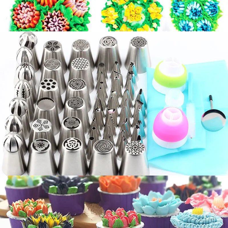 1 Brush 3Pcs Coupler 1Pcs Silicone Bag+67Pcs Pastry Ball ShapeTips Icing Piping Russian Nozzles Stainless Steel Cake Decorating
1 Brush 3Pcs Coupler 1Pcs Silicone Bag+67Pcs Pastry Ball ShapeTips Icing Piping Russian Nozzles Stainless Steel Cake Decorating