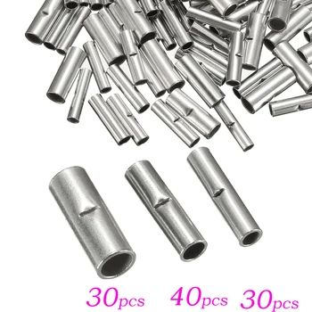 100PCS/Lot Butt Splice Connectors 10mm Copper 22-10AWG Tinned Splice Crimp Terminal Sleeve Cable Heat Shrink Tube Sleeving Kits
100PCS/Lot Butt Splice Connectors 10mm Copper 22-10AWG Tinned Splice Crimp Terminal Sleeve Cable Heat Shrink Tube Sleeving Kits