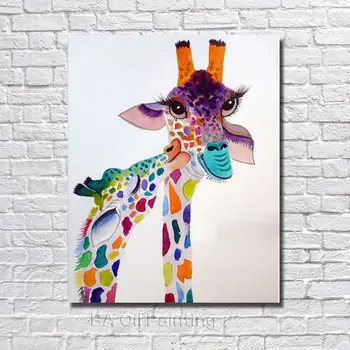 Hand Painted Abstract Giraffe Oil Painting Art Wall Pictures On Canvas Modern Home Decorative Art for Living Room no Framed
Hand Painted Abstract Giraffe Oil Painting Art Wall Pictures On Canvas Modern Home Decorative Art for Living Room no Framed