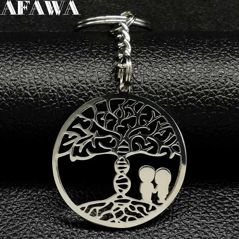 2019 Gene Tree of Life Stainless Steel Keychains for Women Silver Color Keychain Car Jewelry Gift madre llaveros K77351B
2019 Gene Tree of Life Stainless Steel Keychains for Women Silver Color Keychain Car Jewelry Gift madre llaveros K77351B