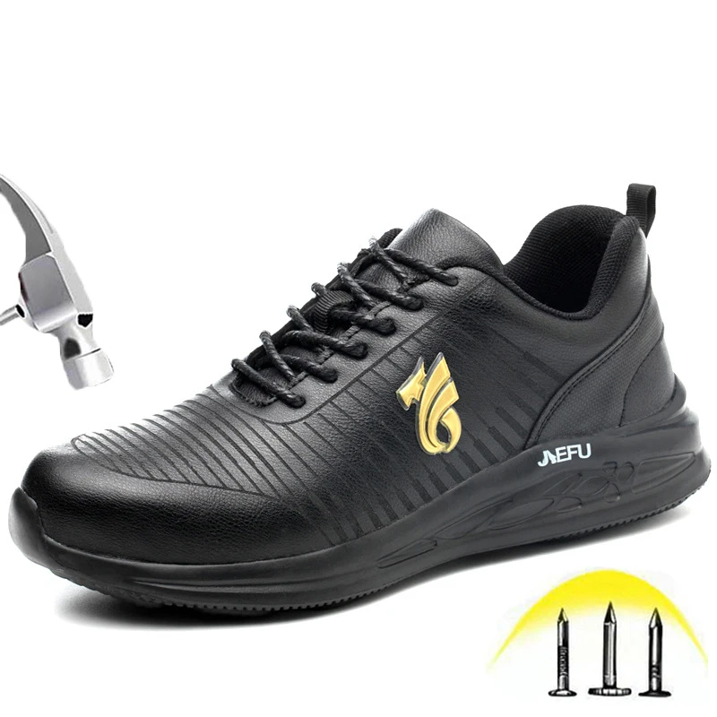 Welder Safety Shoes with Steel Toe Cap Mens Anti-smash Puncture Proof Insulation Waterproof Lightweight Breathable Work | Обувь