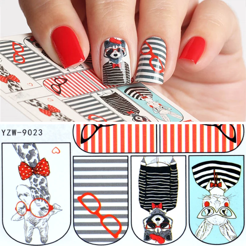 WUF 1 Sheet Nail Art Water Transfer Sticker Decals Cute Rabbit Cartoon Stickers Wraps Tips Decoration For Girl Nails Manicure
WUF 1 Sheet Nail Art Water Transfer Sticker Decals Cute Rabbit Cartoon Stickers Wraps Tips Decoration For Girl Nails Manicure