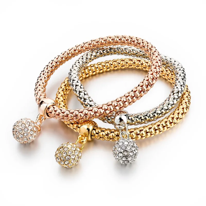 ball Charm Bracelets For Women Gold Color 2019 Ethnic Love Crystal Bracelets & Bangles B248
ball Charm Bracelets For Women Gold Color 2019 Ethnic Love Crystal Bracelets & Bangles B248