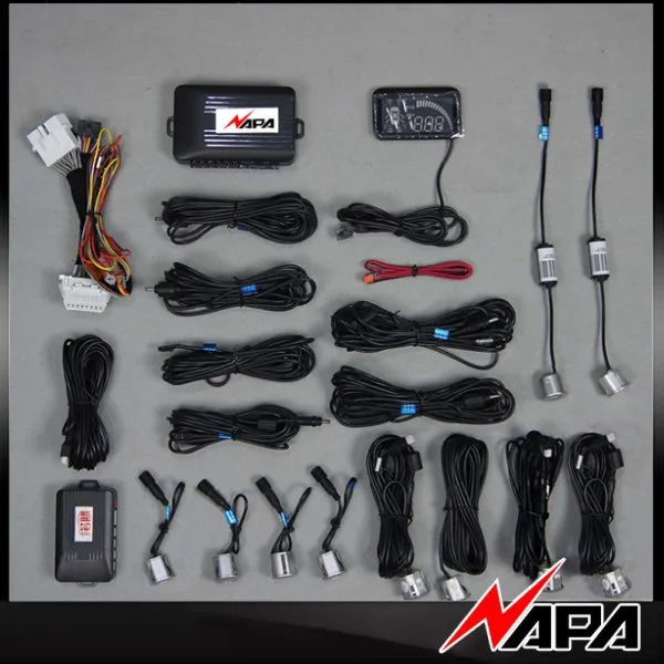 Parking Aid with HUD display with 4 front bumper sensor, 4 rear bumper sensor, 2 BSD sensor Blind spot Detection, parking sensor
Parking Aid with HUD display with 4 front bumper sensor, 4 rear bumper sensor, 2 BSD sensor Blind spot Detection, parking sensor
