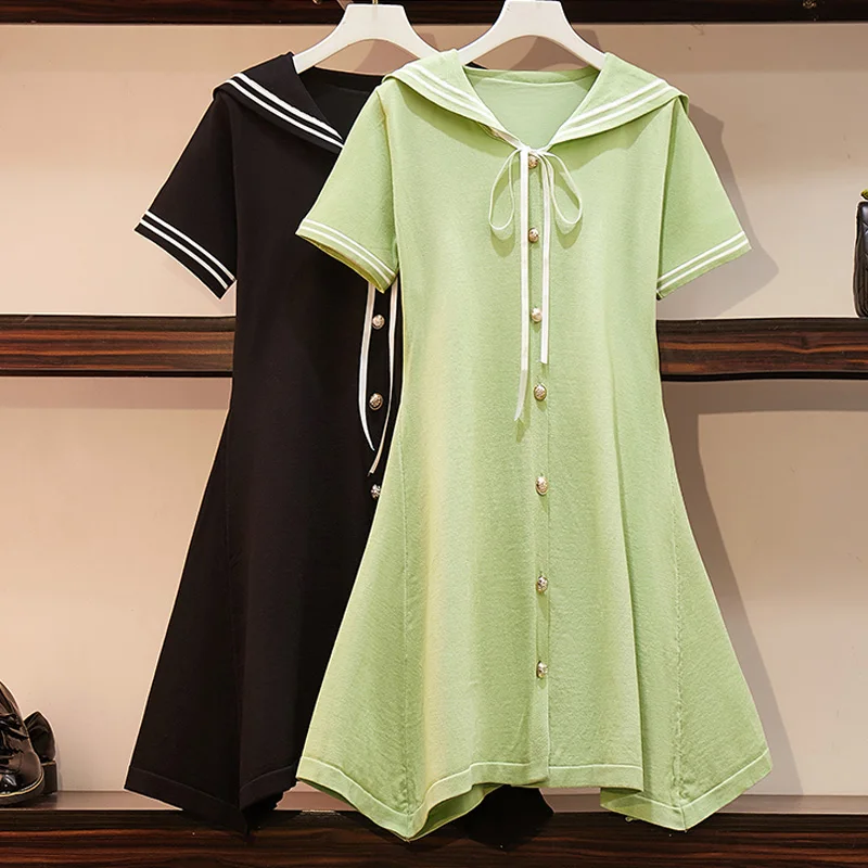 L-4XL Large Plus Size Dress Women 2019 Fashion Summer Stripe Burron Front Vestidos Female Short Sleeve Robe Femme Dolly Dress
L-4XL Large Plus Size Dress Women 2019 Fashion Summer Stripe Burron Front Vestidos Female Short Sleeve Robe Femme Dolly Dress