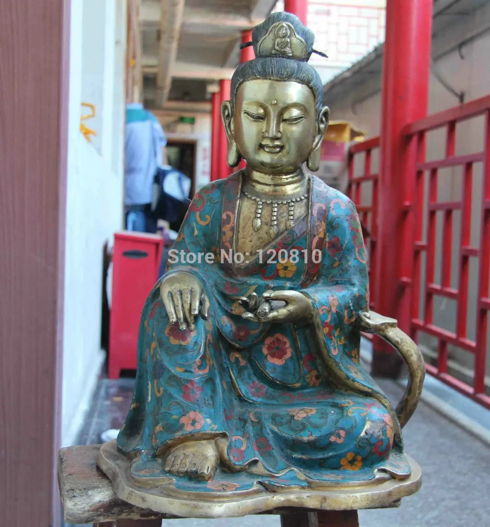 H8886A Tibet Buddhism Pure Brass Carved White Tara Kwan-yin Bodhisattva Buddha Statue
H8886A Tibet Buddhism Pure Brass Carved White Tara Kwan-yin Bodhisattva Buddha Statue