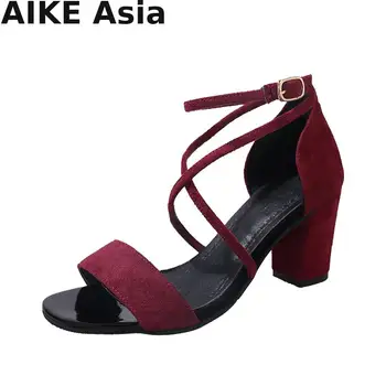 2019 Summer Women Sandals Open Toe Women's Sandles Thick Heel Women Pumps Shoes Korean Style Gladiator Shoes High heel #H6
2019 Summer Women Sandals Open Toe Women's Sandles Thick Heel Women Pumps Shoes Korean Style Gladiator Shoes High heel #H6