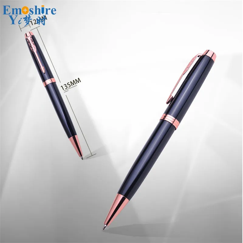 Emoshire Signature pen advertising gift wholesale Office stationery advertising pen custom logo pen Gift pen metal ballpoint pen (15)