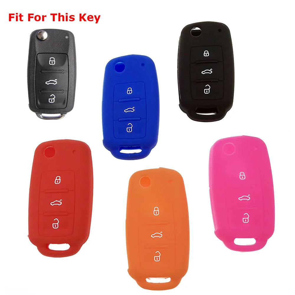 Silicone Key Case Cover For VOLKSWAGEN polo Beetle bora CADDY GTI Rabbit Golf Touareg Jetta MK5 MK6 Passat B5 B6 B7 Accessories
Silicone Key Case Cover For VOLKSWAGEN polo Beetle bora CADDY GTI Rabbit Golf Touareg Jetta MK5 MK6 Passat B5 B6 B7 Accessories