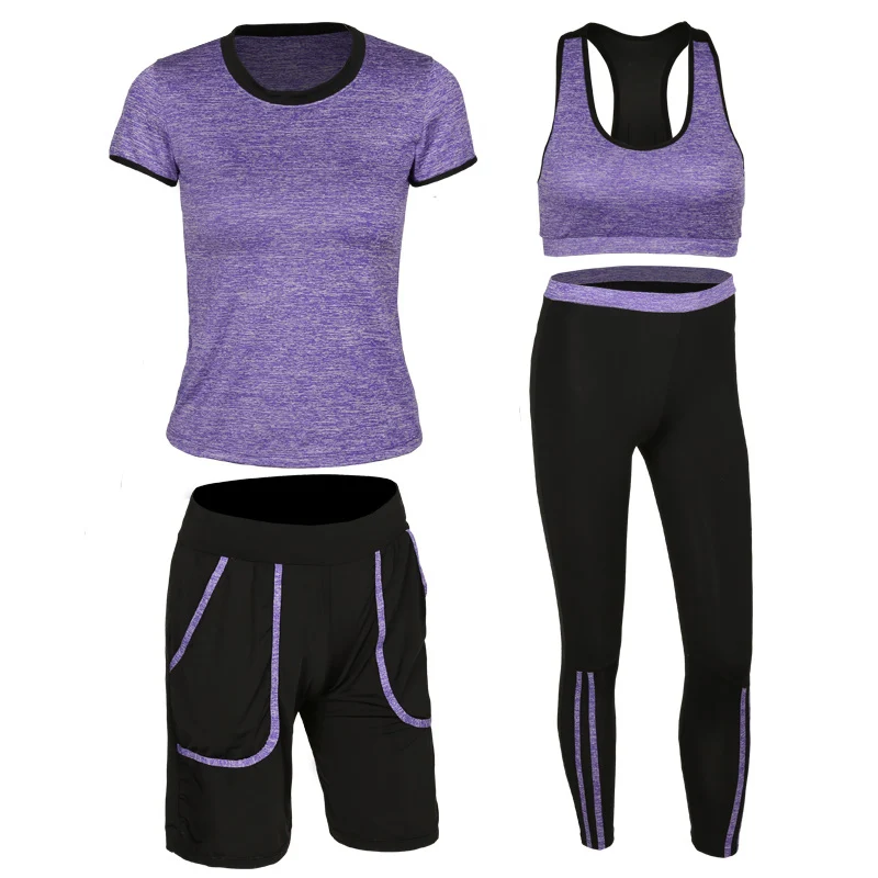 2017 New Arrival Women's Fitness Yoga Set Sports Suit Large Size Elastic Yoga Pants Tights Suits 4 PCS Women Leggings 4 Colors
2017 New Arrival Women's Fitness Yoga Set Sports Suit Large Size Elastic Yoga Pants Tights Suits 4 PCS Women Leggings 4 Colors