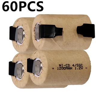 60 pcs 4/5SC 1200mah 1.2v battery NICD rechargeable batteries for electric screwdriver electric drill 3.3cm*2.2cm for power
60 pcs 4/5SC 1200mah 1.2v battery NICD rechargeable batteries for electric screwdriver electric drill 3.3cm*2.2cm for power