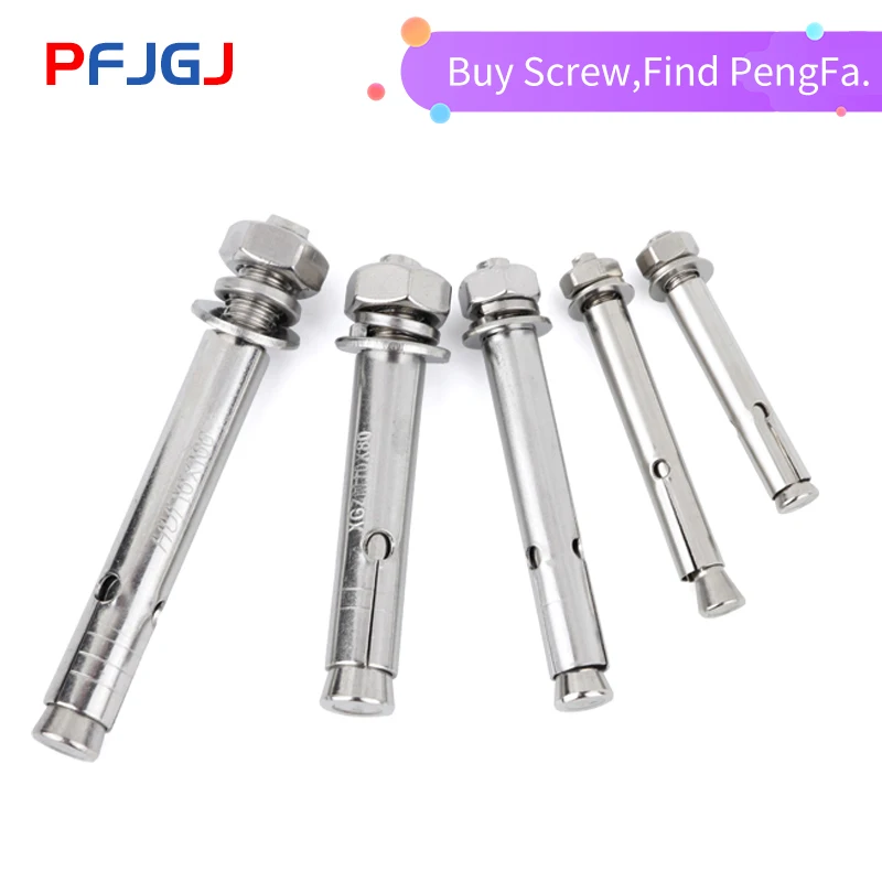 Peng Fa 304 Stainless Steel Expansion Screw Drawing Explosion Screw Expansion Screw M6M8M10M12M16
Peng Fa 304 Stainless Steel Expansion Screw Drawing Explosion Screw Expansion Screw M6M8M10M12M16