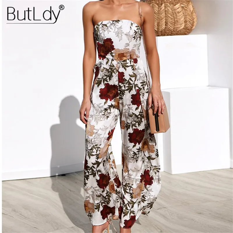 Off Shoulder Floral Print Jumpsuit Women Strapless Backless Sexy Jumpsuit Summer Party Romper 2019 Casual Long Bodysuit Overalls
Off Shoulder Floral Print Jumpsuit Women Strapless Backless Sexy Jumpsuit Summer Party Romper 2019 Casual Long Bodysuit Overalls