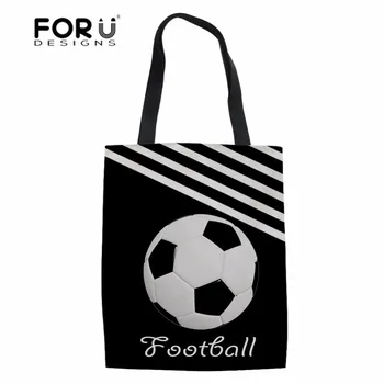 FORUDESIGNS Shopping Bag Women 3D Foot Balls Printing Female Shoulder Bags for Girls Large Linen Tote Bag Canvas Handbag Ladies
FORUDESIGNS Shopping Bag Women 3D Foot Balls Printing Female Shoulder Bags for Girls Large Linen Tote Bag Canvas Handbag Ladies