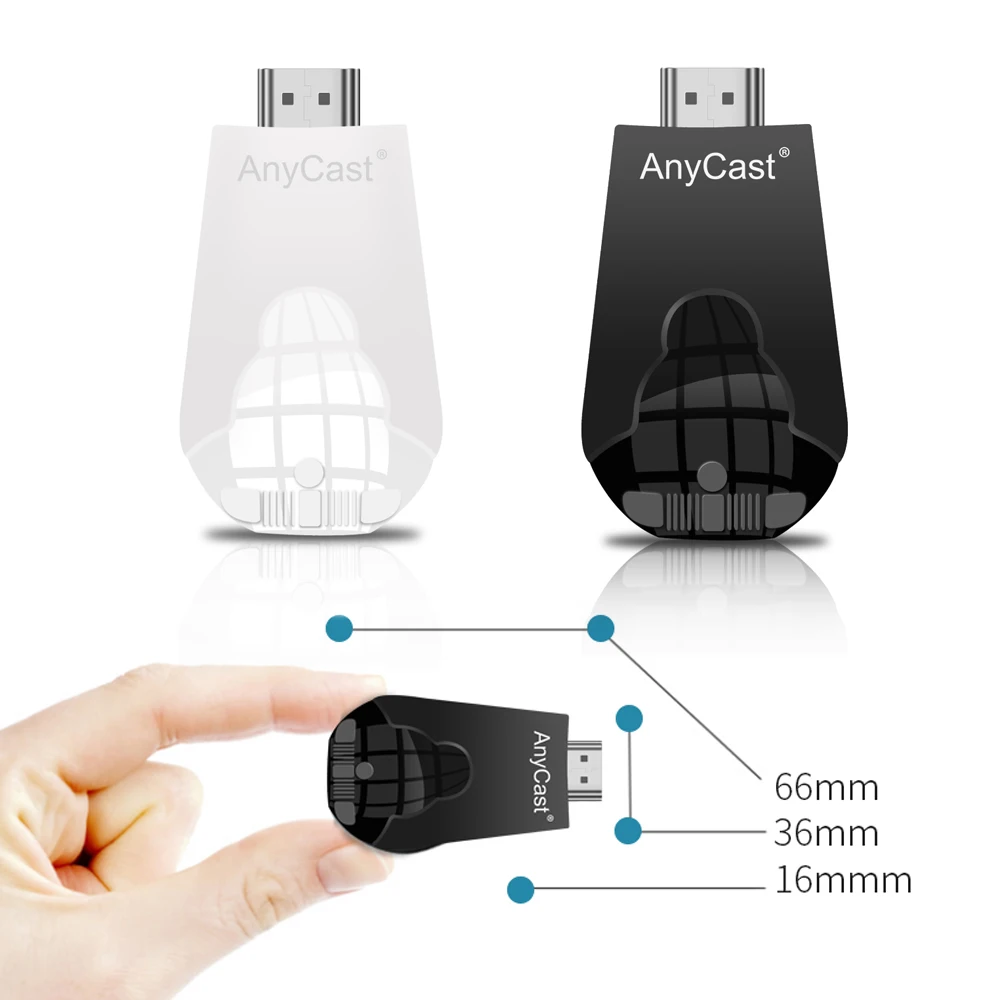 AnyCast K4-1 Wireless WiFi Display Dongle Receiver 1080P HD TV Stick Miracast Airplay DLNA Mirroring
AnyCast K4-1 Wireless WiFi Display Dongle Receiver 1080P HD TV Stick Miracast Airplay DLNA Mirroring