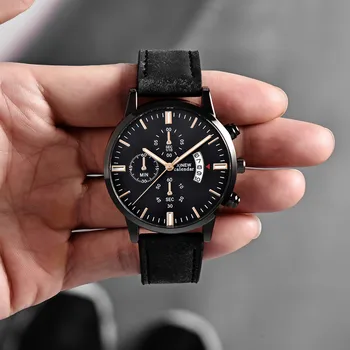 Mens watch watches Fashion Sport Men's Stainless Steel Case Leather Band Quartz Analog Wrist Watch Business Wristwatch reloj
Mens watch watches Fashion Sport Men's Stainless Steel Case Leather Band Quartz Analog Wrist Watch Business Wristwatch reloj