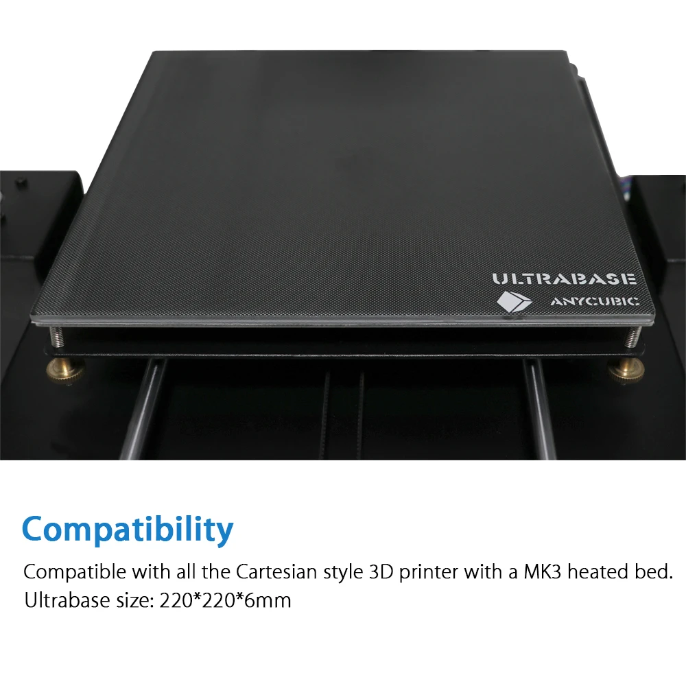 ANYCUBIC Ultrabase 3D принтер платформа с подогревом со встроенной поверхностью